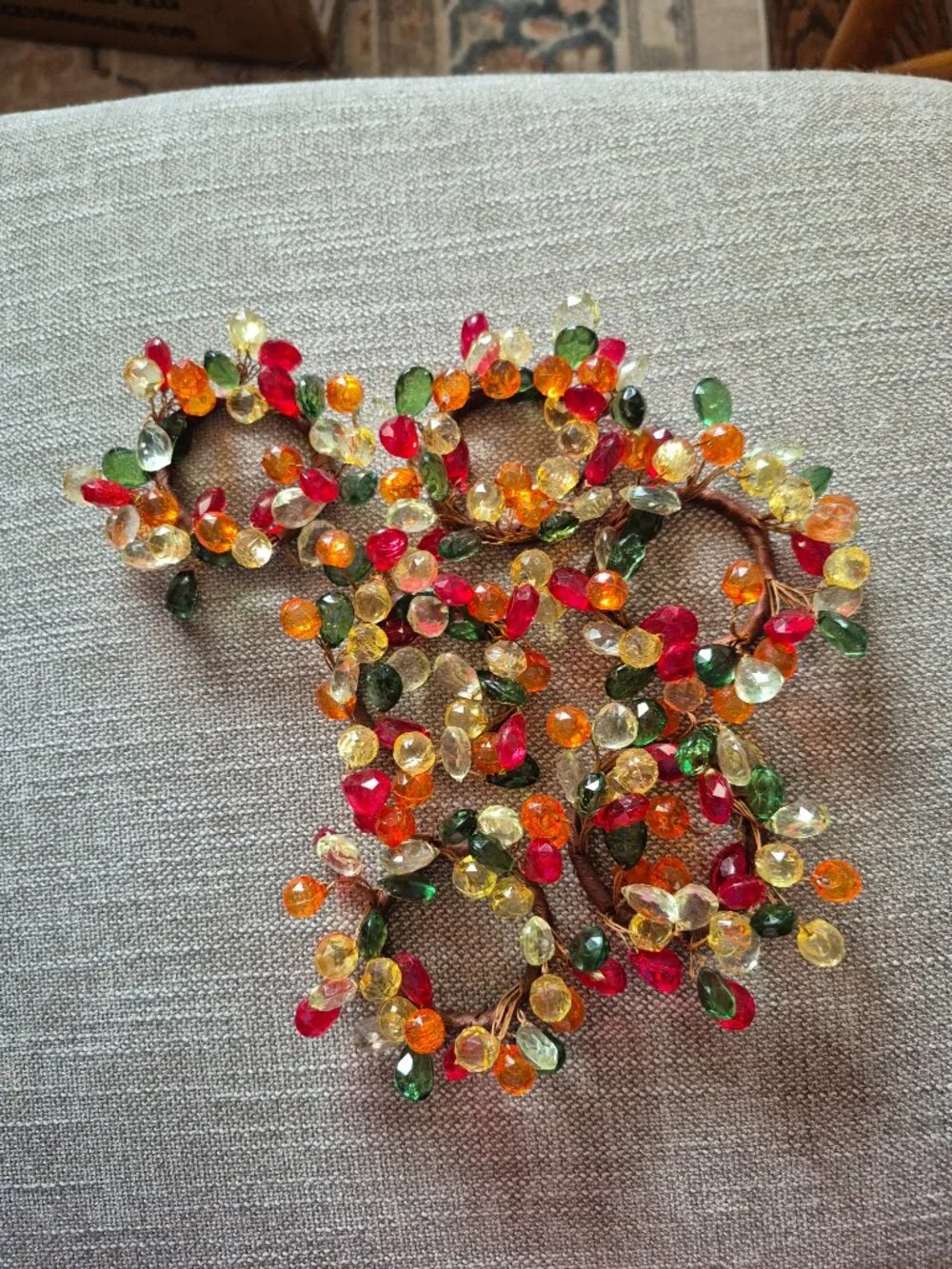 6 fall color pier 1 napkin holders